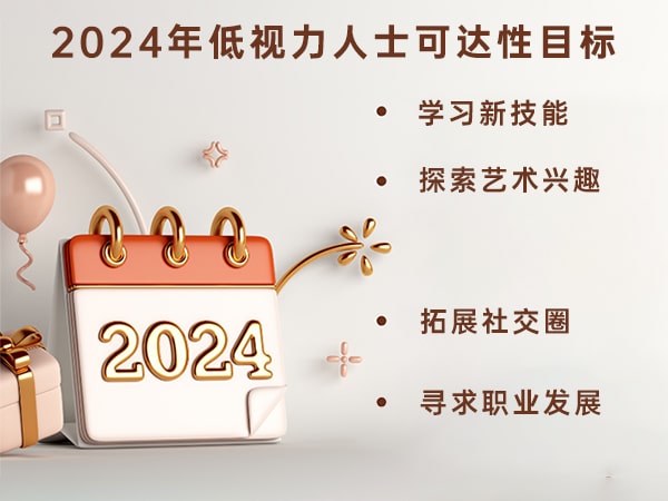 2024年低视力人士可达性目标 min