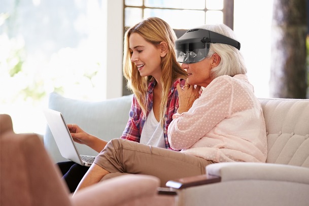 五大视觉辅助技术 acesight ar爱尚头戴式助视器