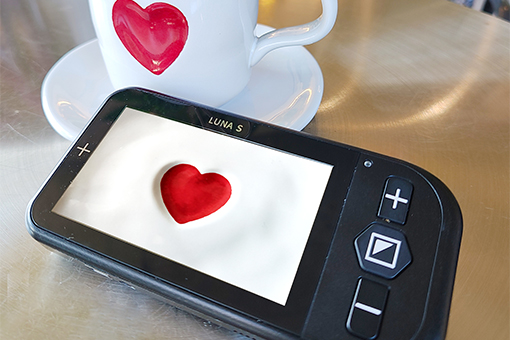 4.3寸助视器直观的按键