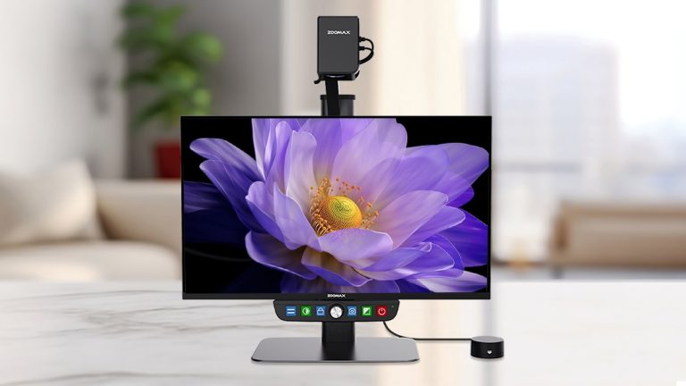 luna eye台式电子助视器，灵活适用于学校、工作和家庭场所的一体化阅读器(1)