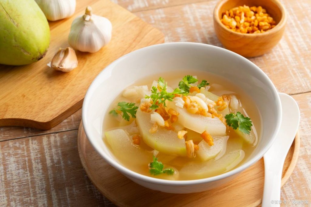 低视力人士必备的简单营养餐：冬瓜烩虾仁