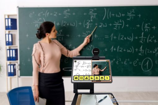 snow pad助视器 老师讲课远近景左右分屏768×512